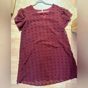 Purple Tiered Sleeve Layered Dress Size‎ XL